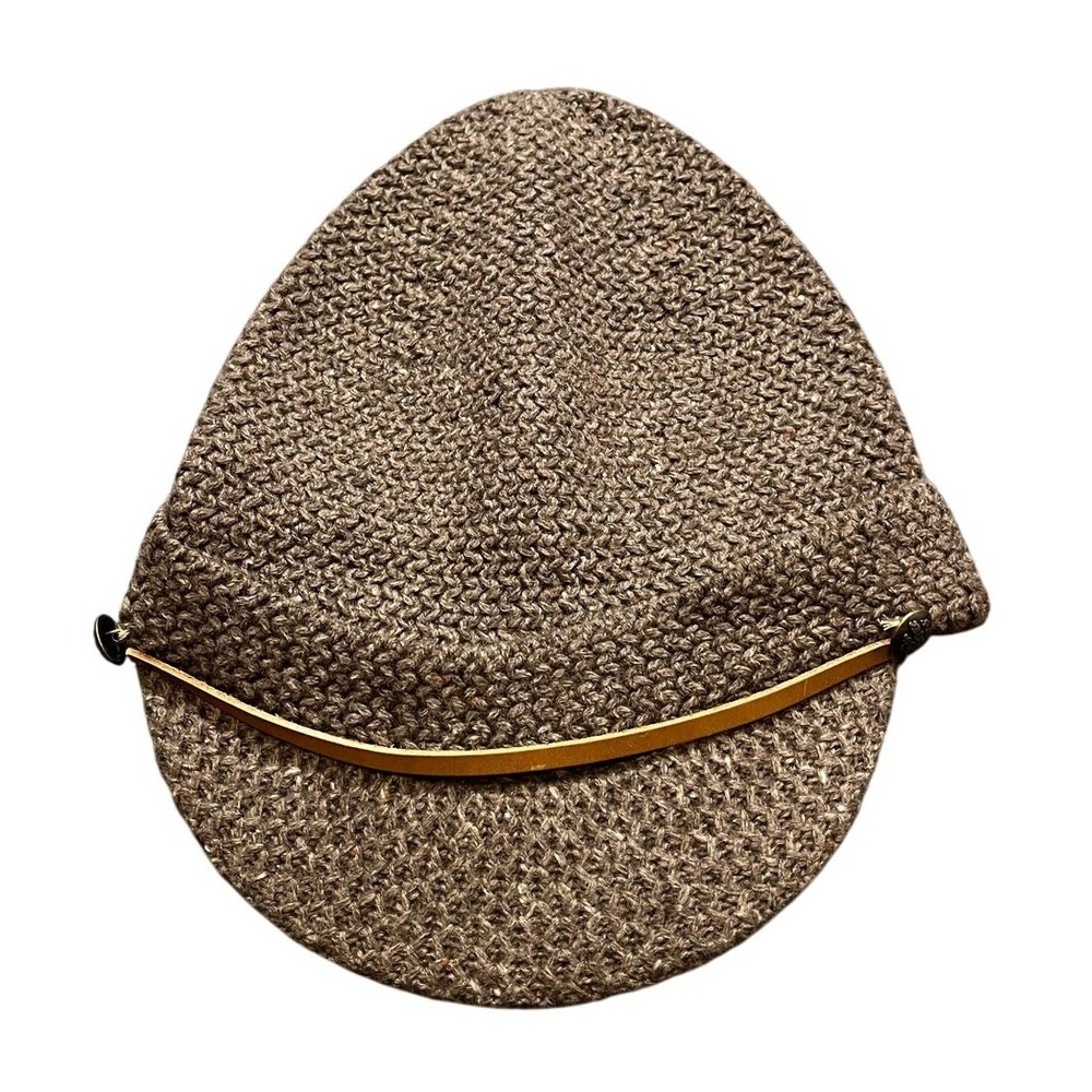 Lauren Ralph Lauren Donegal Hunting Hat Knit Brown Wool Outdoors One Size